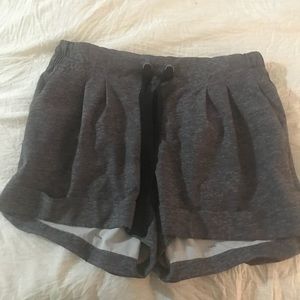 Gray lululemon shorts